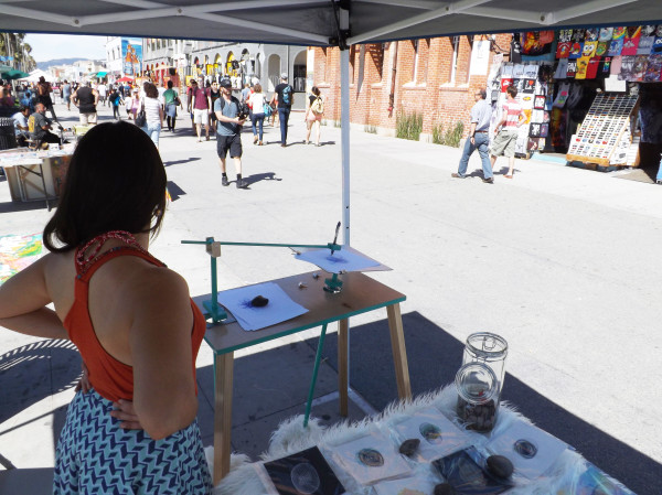 Selling Art on Venice Beach Harmonograph