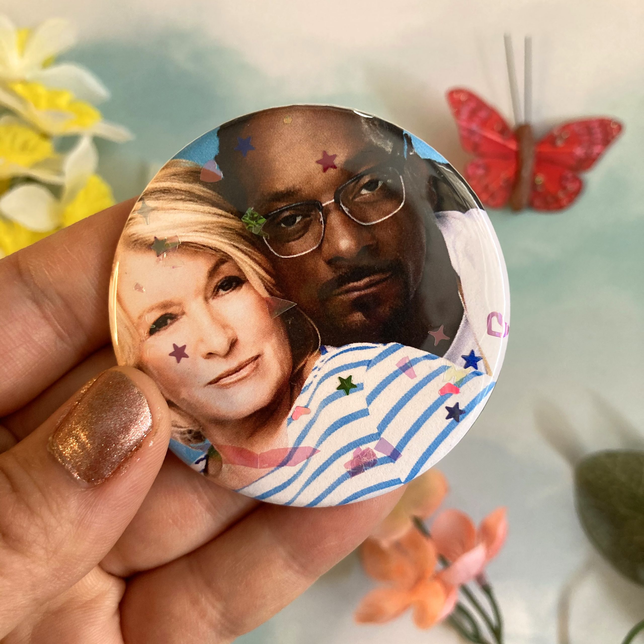 Martha and Snoop Friendship Pin