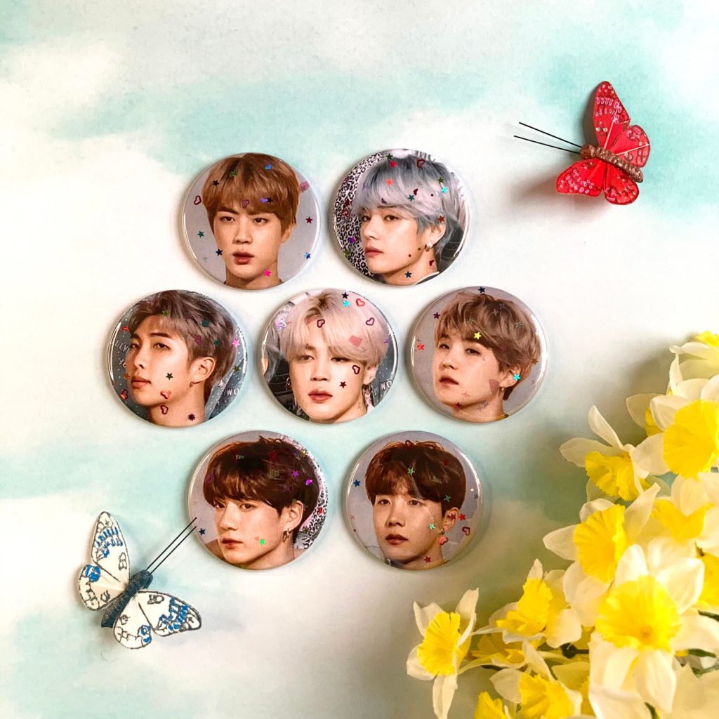 BTS MERCH PINS