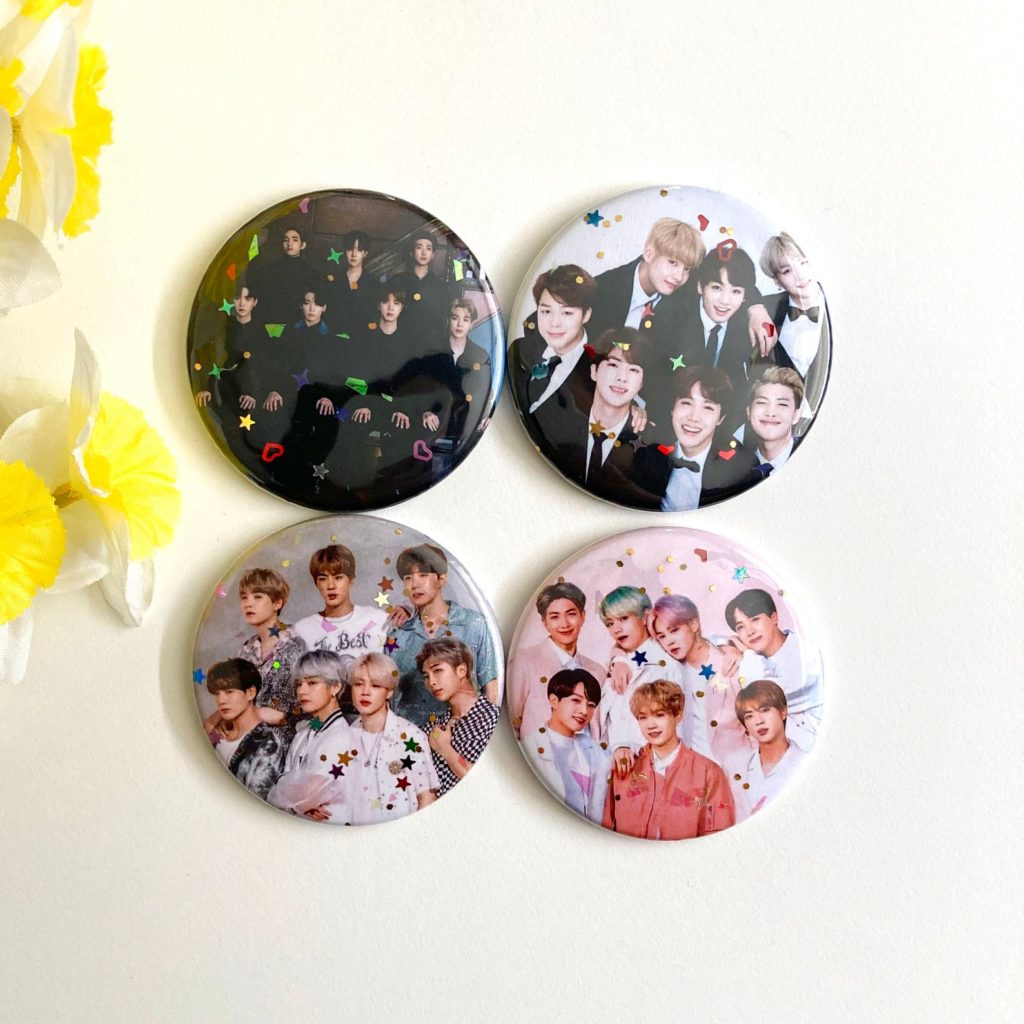 BTS Merch KPop Pins