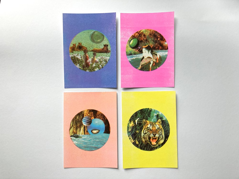 Feminist Riso Print Set risograph prints